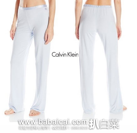 Prime会员7折！Calvin Klein Essential Satin Pajama Pant 女款 莫代尔 睡裤   原价$49，现特价$22.04，下单7折后实付$15.43