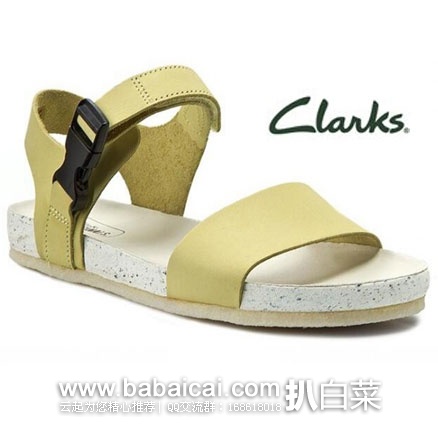 Clarks 其乐 Originals经典系列 女士真皮平底凉鞋