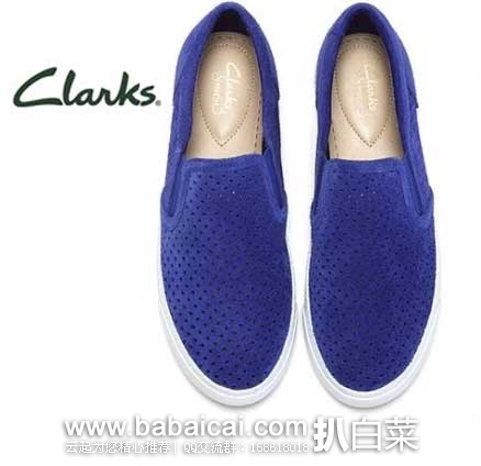 Clarks 其乐 女士 真皮 平底一脚蹬鞋