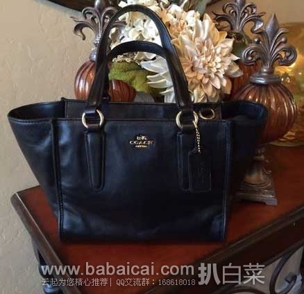 COACH 蔻驰 Smooth Leather Mini Crosby Carryall 女士 真皮小号单肩斜挎包