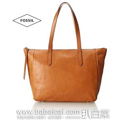 Fossil Sydney 化石 女士 真皮单肩Tote包 现4.5折售价$74.99