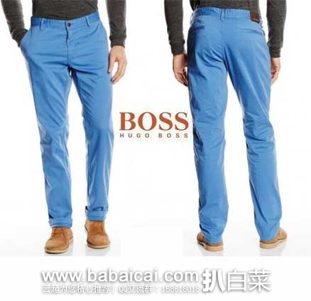 英国亚马逊：Boss Orange 橙标 男士休闲裤 （原价£99，现售价£34.56），直邮退税后实付£28.8