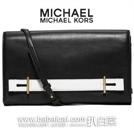 6PM：Michael Kors 女士真皮单肩包/手拿包（原价$268，现$134.99），公码9折后新低$121.49