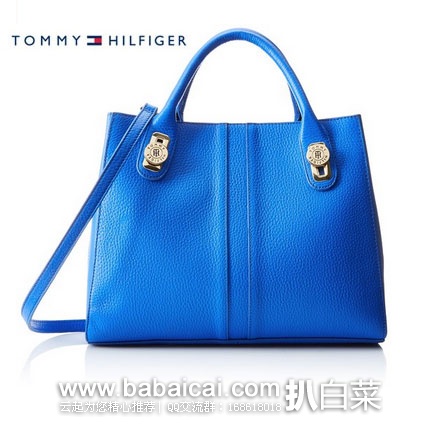 TOMMY HILFIGER 汤米希尔费格 女士真皮斜挎包 原价$168，现3.7折$62.51