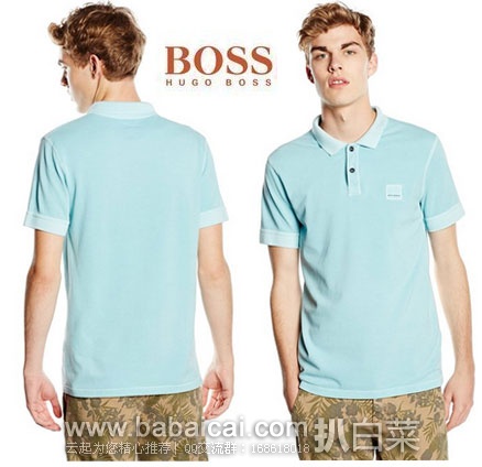 西班牙亚马逊：HUGO BOSS 雨果博斯 橙标 男士 纯棉Polo衫 降至€31.96，直邮退税后实付€26.41