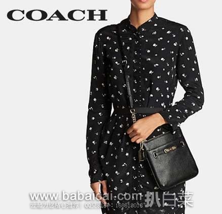 6PM：COACH 蔻驰 女士真皮单肩斜挎包 原价 $195，现$97.99