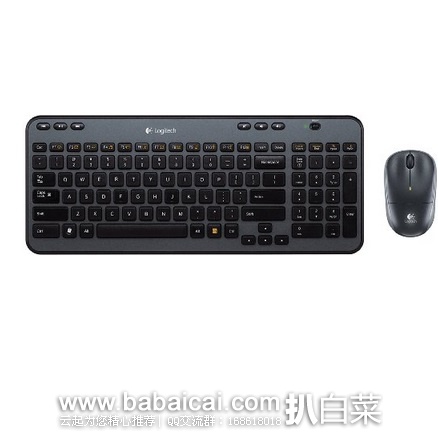 亚马逊海外购：Logitech罗技 MK360 无线键盘+激光鼠标套装   降至￥117.76元