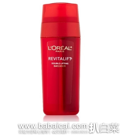 L’Oreal Paris 巴黎欧莱雅 RevitaLift 双效紧致抗皱乳液30ml 原价$18，现$13.99，用券8折+S&S后$10.49