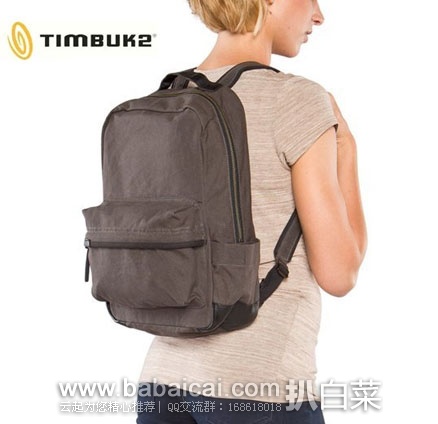 Timbuk2 天霸 中性款  13英寸笔记本双肩包 18L 现降至$34.64