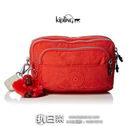 法国亚马逊：KIPLING 吉普林 Multiple 斜挎包  现降至$27.46，直邮退税后€22.88