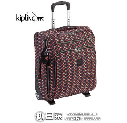 德国亚马逊：Kipling  吉普林 彩色斑点款 拉杆箱 36L 原价€150，现降至2.7折€40.69，直邮退税后€34.19