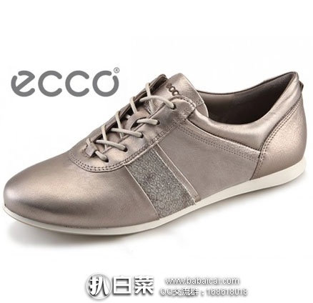 6PM：ECCO 爱步  Touch Modern Sneaker 触感 女士 真皮休闲平底鞋 原价$150，现降至4折$60