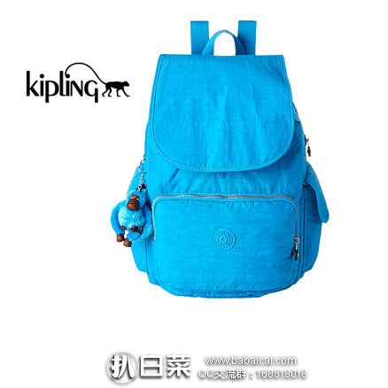 6PM：Kipling 吉普林 Ravier PRT 双肩背包 原价$109，现$44.99