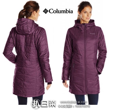 Columbia 哥伦比亚 女士 中长款热反射保暖棉服 现特价$68.76