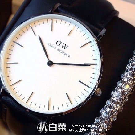 英国亚马逊：Daniel Wellington 丹尼尔惠灵顿 0608DW 女士时尚腕表 原价£159，现£66.37，直邮退税实付新低£55.31，直邮含税到手￥549