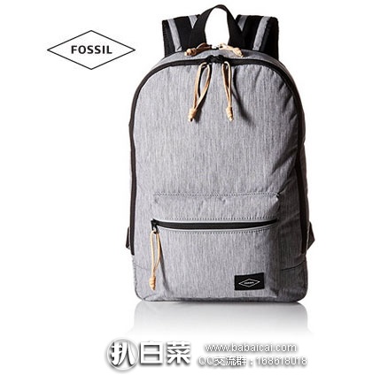 Fossil  化石 Nylon Estate Backpack 中性双肩包 原价$128，现降至$50.25