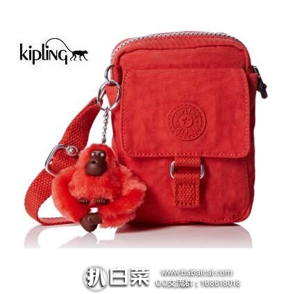 德国亚马逊：Kipling 吉普林 女士小号斜挎包  现降至€19.96，直邮退税后实付€16.77