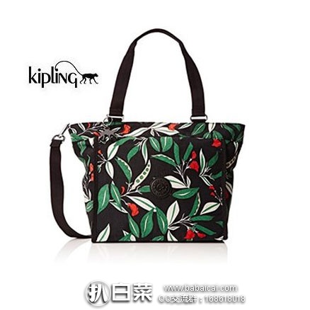 英国亚马逊：Kipling 吉普林 New Shopper S 女士手提单肩包 现降至£27.5，直邮退税实付£22.92