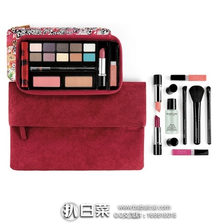 Lookfantastic英国官网：ELIZABETH ARDEN 伊丽莎白雅顿彩妆套装大礼包 原价£224，现特价£60，直邮包邮到手仅￥490，再送价值£30的化妆刷套装