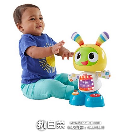 Fisher-Price 费雪益智跳舞机器人玩具 原价$40，现降至$23.75 史低价！