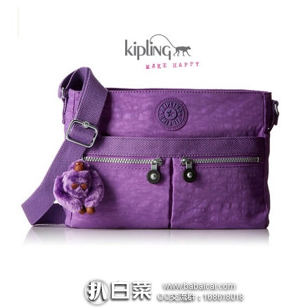 KIPLING Angie 吉普林 小号 斜挎包 原价$79 ，现降至$35.55