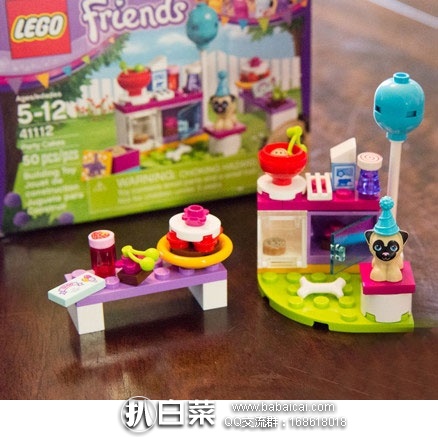 LEGO 乐高 Friends 好朋友系列 41112 蛋糕派对  特价$3.99