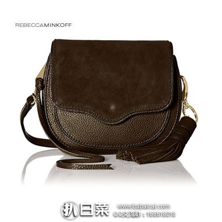 Rebecca Minkoff 瑞贝卡明可弗 女士  Mini Suki Crossbody 真皮斜挎包  降至$77.66， 下单额外8折后$62.12