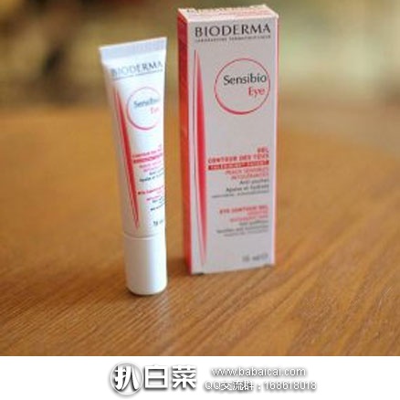 法国1001pharmacies药房：Bioderma 贝德玛 舒妍修护眼部啫喱 15ml (改善黑眼圈) 8折畅销价 €11.52 ，直邮到手约￥84.51元