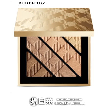 Feelunique英国美妆中文官网：BURBERRY 巴宝莉  圣诞限量版四色眼影盘 £32 凑单直邮到手￥275