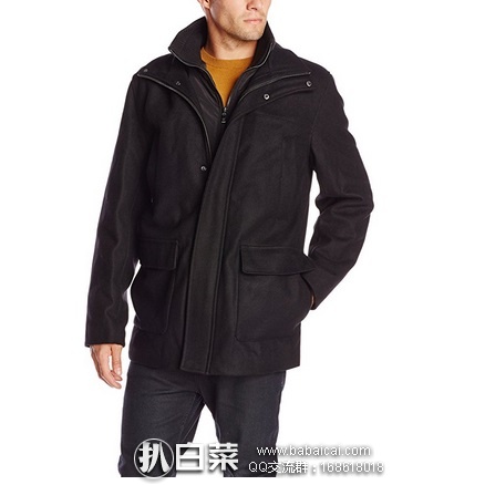 Calvin Klein Walking Coat 男款羊毛外套 原价$325，现$77.41起，到手约￥640起