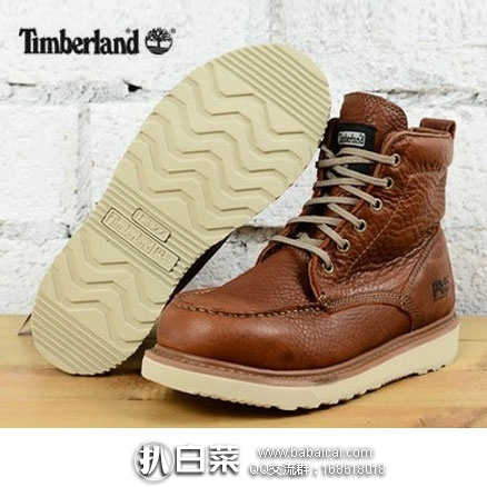 亚马逊海外购：Timberland 天木兰 PRO 男士 坡跟6英寸真皮工装靴 降至￥532.58
