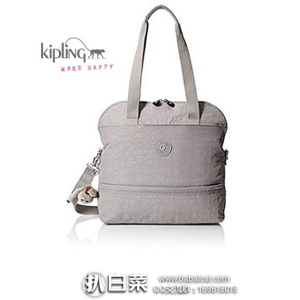 亚马逊海外购：Kipling Magnolia Satchel Bag 吉普林女士单肩斜挎包 原价$119，现降至2.6折$30.11