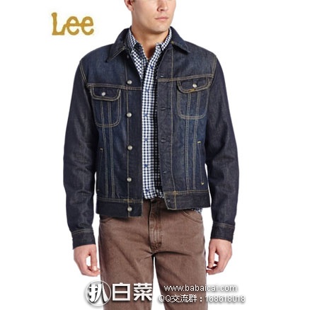 亚马逊海外购：LEE 李牌 男士 经典牛仔夹克  降至￥215.41