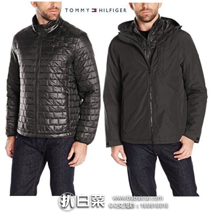 Tommy Hilfiger 汤米希尔费格 男士 三合一夹克  原价$325，现降至$47.45