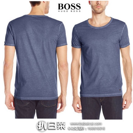 亚马逊海外购：HUGO BOSS 雨果博斯 男士 纯棉圆领T恤 降至￥167.23