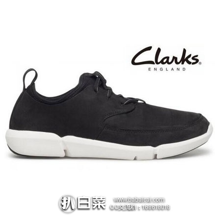 亚马逊海外购：Clarks 其乐 男士三瓣底真皮休闲运动鞋  降至￥341.53