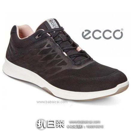 ECCO 爱步 超越系列 女士 牦牛皮 低帮休闲鞋  原价$150，优惠码折后实付$50.74