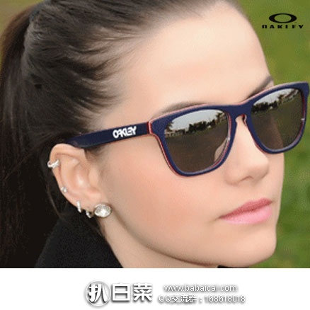 6PM：Oakley 欧克利 Frogskins 太阳镜降至$37.99起，3折好价！