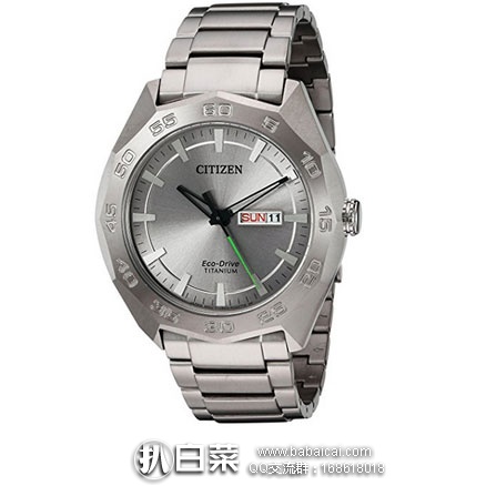 亚马逊海外购：Citizen 西铁城 Titanium系列 AW0060-54A 光动能钛合金男表 降至￥1383.29