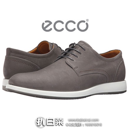 6PM：ECCO 爱步 Jared Modern Tie 男士真皮系带正装鞋 原价$180，现降至5折$89.99