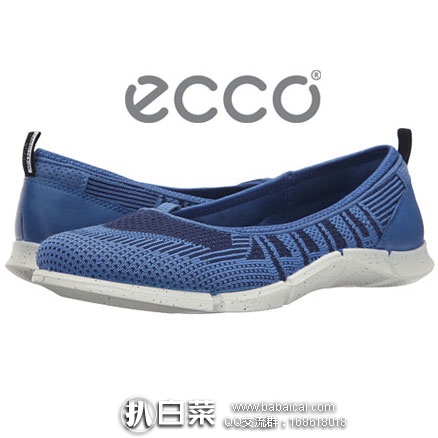 6PM：ECCO 爱步  Intrinsic Karma Flat 女士平底休闲鞋  原价$135，现降至4.1折$54.99