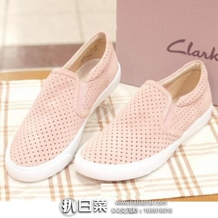 亚马逊海外购：2017年新款好价！Clarks 其乐 女士真皮平底休闲鞋 特价￥290.62，直邮免运费，含税到手￥325