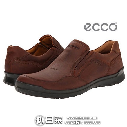 ECCO 爱步 男士 Howell Slip-On Loafer 真皮一脚蹬  原价$160，现特价$84.97