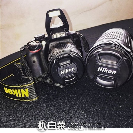 Ebay：Nikon 尼康 D3400 DX DSLR 18-55mm VR+70-300mm 单反相机 官翻版 码后特价$389.99