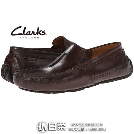 亚马逊海外购：Clarks 其乐 Ashmont Race Slip-On Loafer 男士 真皮一脚蹬鞋  降至新低￥330.8