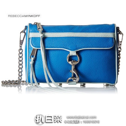 亚马逊海外购：Rebecca Minkoff 瑞贝卡明可弗 Mini MAC 经典款 真皮单肩包  降至￥417.51 ，凑单免费直邮含税到手新低￥467