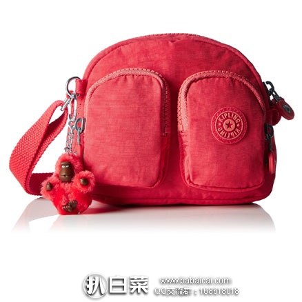 亚马逊海外购：KIPLING 吉普林 KALIPE 女士单肩包  降至￥120.65，凑单免费直邮含税到手新低￥135.01