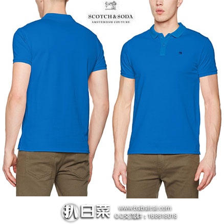 亚马逊海外购：Scotch & Soda 男士POLO衫  现售价￥121.62，凑单免费直邮到手￥138