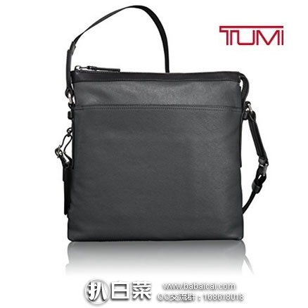 Amazon：Tumi 途米 Mission Bartlett 男士 真皮斜挎包 原价$345，现降至$159.91，到手￥1160