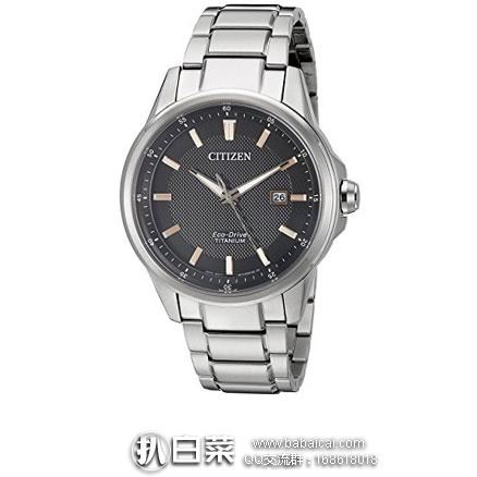 Amazon：Citizen 西铁城 AW1490-50E Titanium系列 光动能钛合金男表 原价$375，现降至$134.99，到手￥965